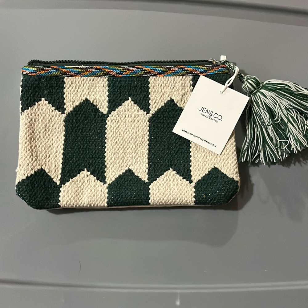 Handcrafted NWT Jen & Co pouch